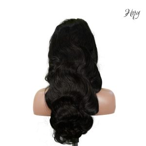 center wig 13x4 body wave lace front wig natural black remy hair