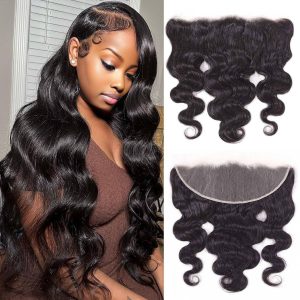 center wig remy hair 13x4 body wave frontal