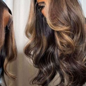 body wave balayage caramel blonde lace 13x4 rawhair