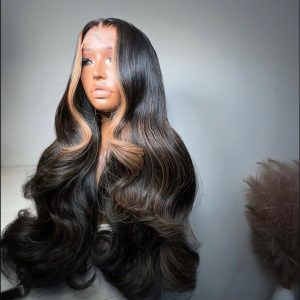 wig sandra coloration raw hair 13x6 hd lace
